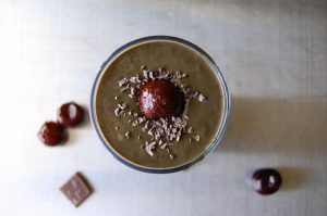 Cherry Choco Greens Smoothie