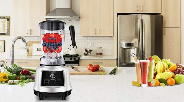 Rosewill Professional Blender for Smoothies, Ice Crushing & F